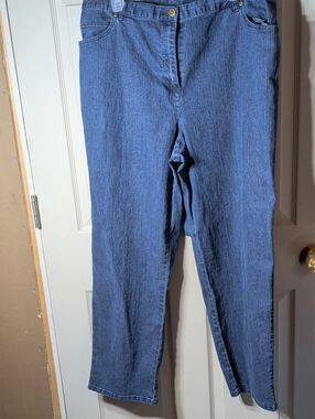 Ruby Rd. Denim Button-Front Blue Jeans